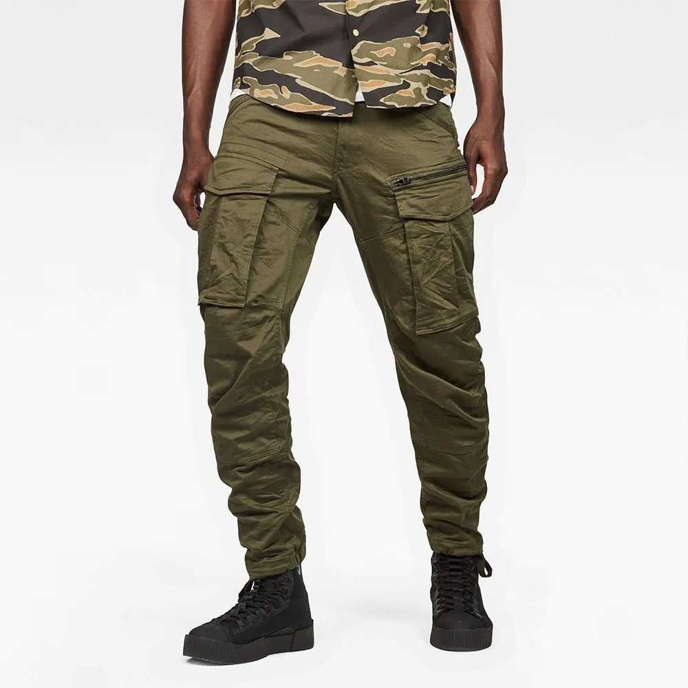 G Star Raw Rovic Zip 3D Straight Tapered Cargo Pants Army Green Waist 30 L 3p